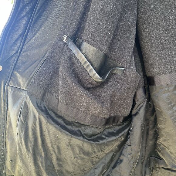 Joseph & Feiss Black Lambskin Leather Jacket Coat XX Large  Zip Front Bomber - Picture 8 of 13